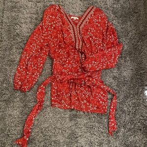 Max Studio Floral Blouse